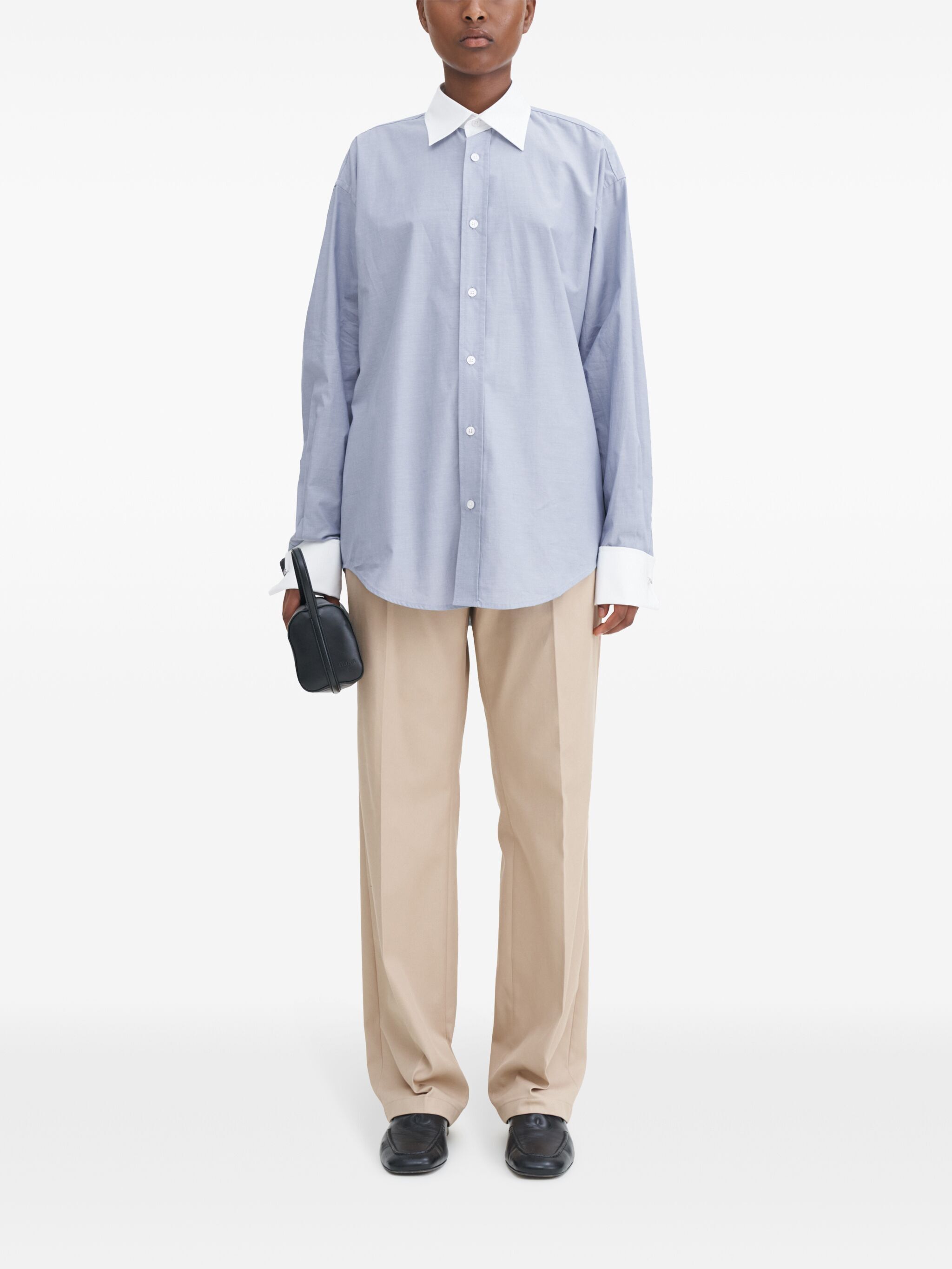 Filippa K COTTON TUXEDO SHIRT Size L / US 10 / IT 46 - 3 Thumbnail