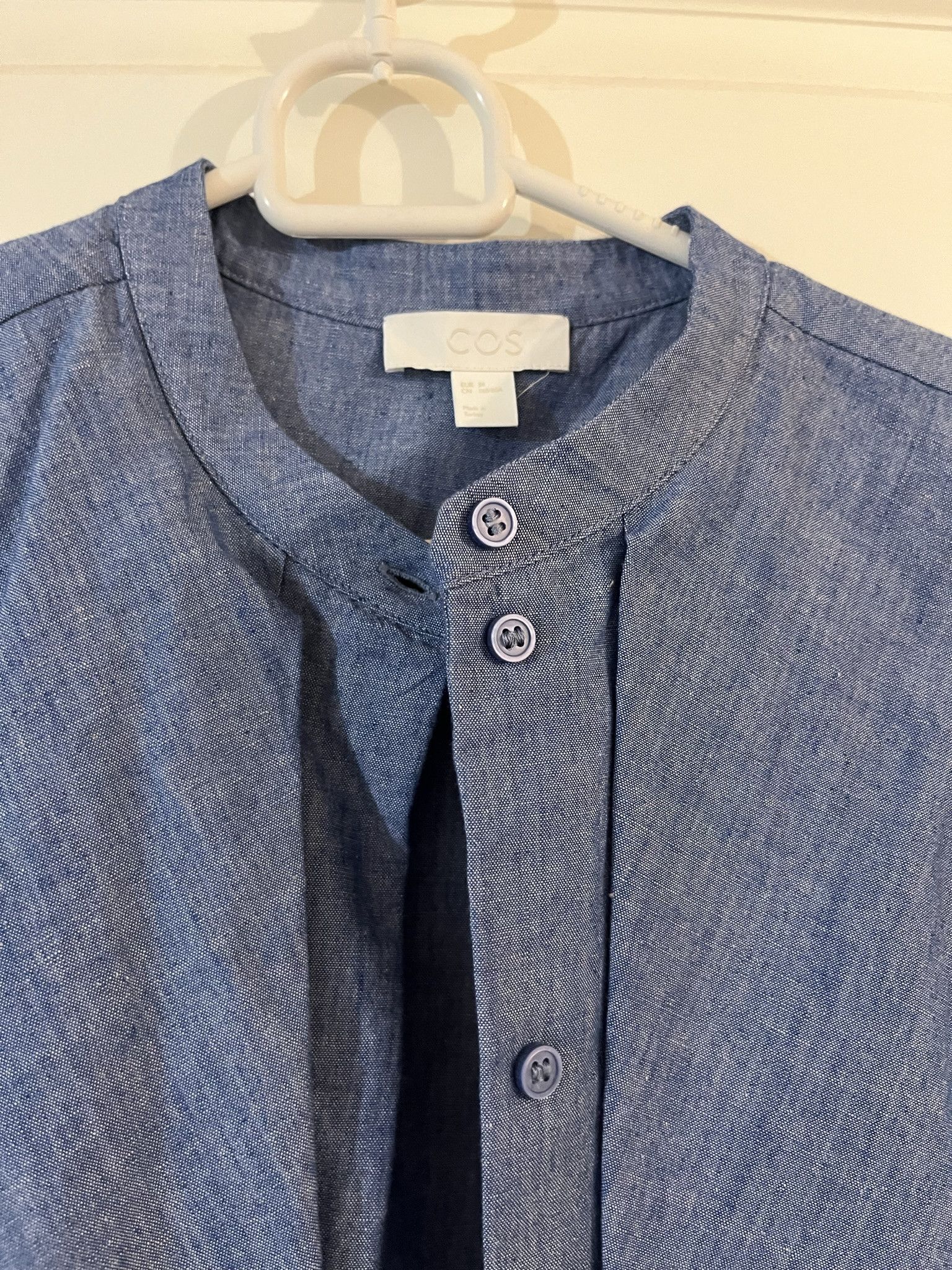 Cos Cos Organic Cotton Ruffled Denim Dress Dress Size XS / US 0-2 / IT 36-38 - 2 Thumbnail