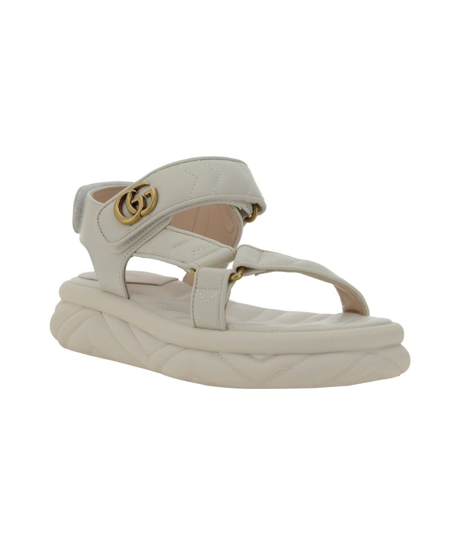 Gucci Gucci Double G Marmont Sandals SIZE 39 Size ONE SIZE - 2 Thumbnail
