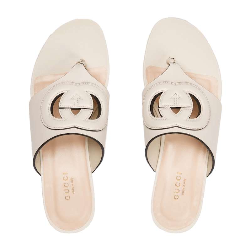 Gucci Gucci Interlocking G Cut Out Sandals SIZE 40 Size ONE SIZE - 3 Thumbnail