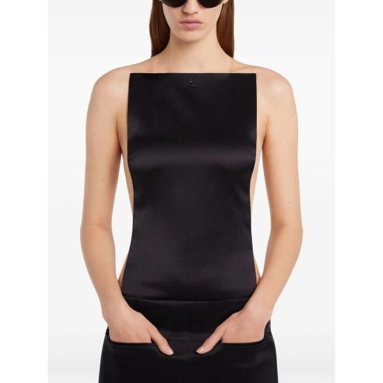 Courreges COURREGES Women Mid Skirts 225CJU260TA 0007 9999 BLACK Size 27" / US 4 / IT 40 - 2 Thumbnail
