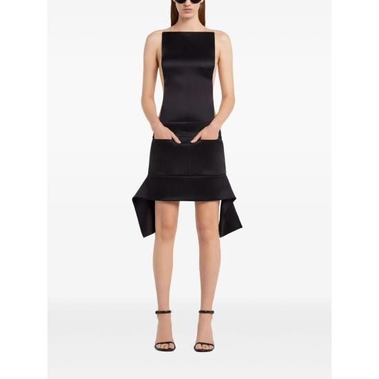 Courreges COURREGES Women Mid Skirts 225CJU260TA 0007 9999 BLACK Size 27" / US 4 / IT 40 - 3 Thumbnail