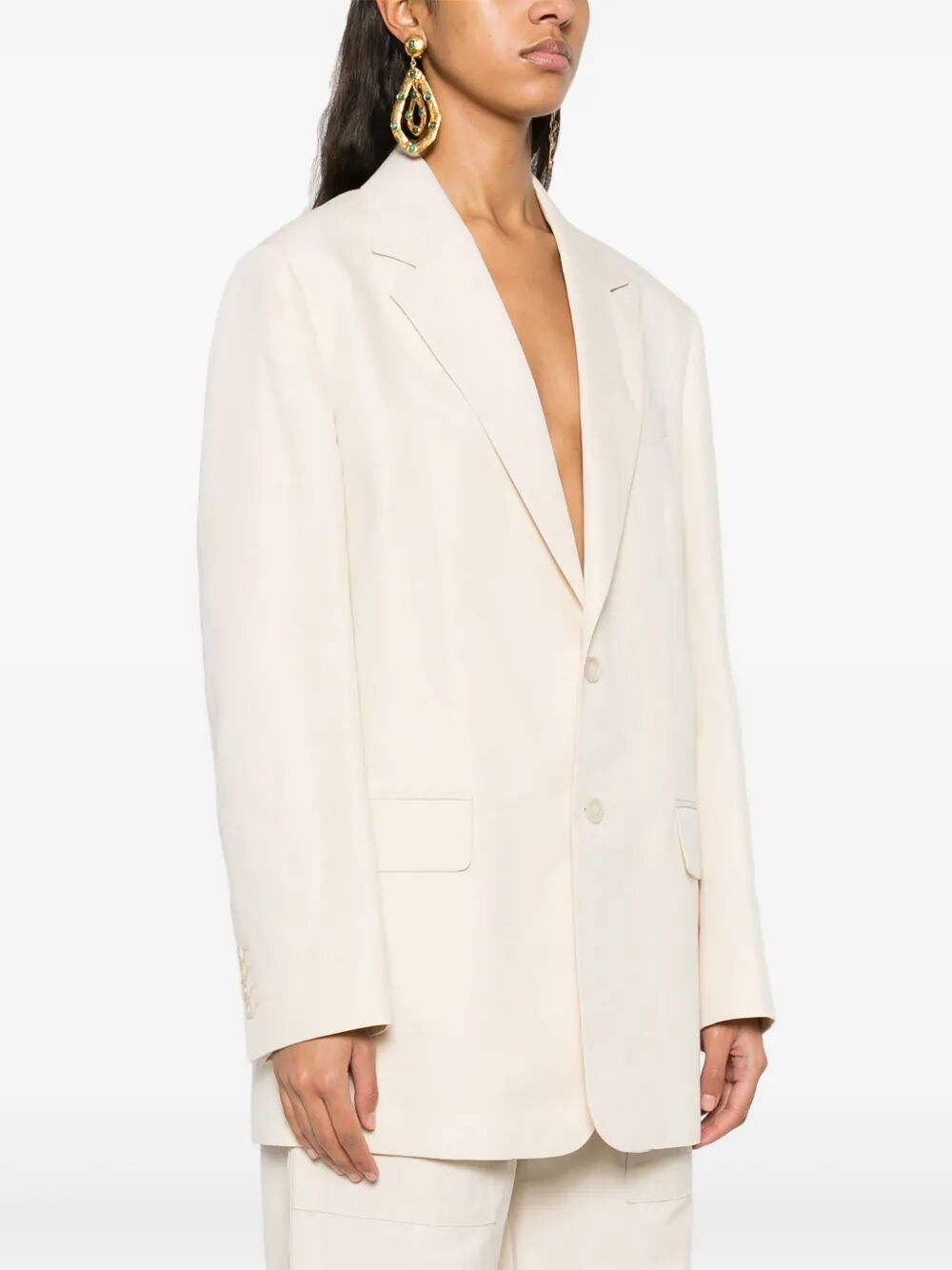 Filippa K DAVINA COTTON LINEN BLAZER Size M / US 6-8 / IT 42-44 - 3 Thumbnail