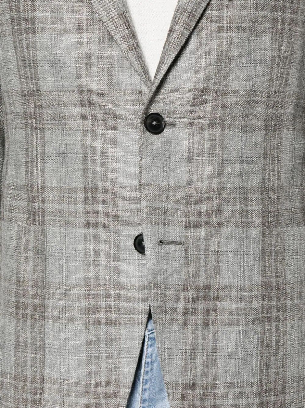 Ermenegildo Zegna WOOL AND SILK BLEND JACKET Size US L / EU 52-54 / 3 - 6 Thumbnail