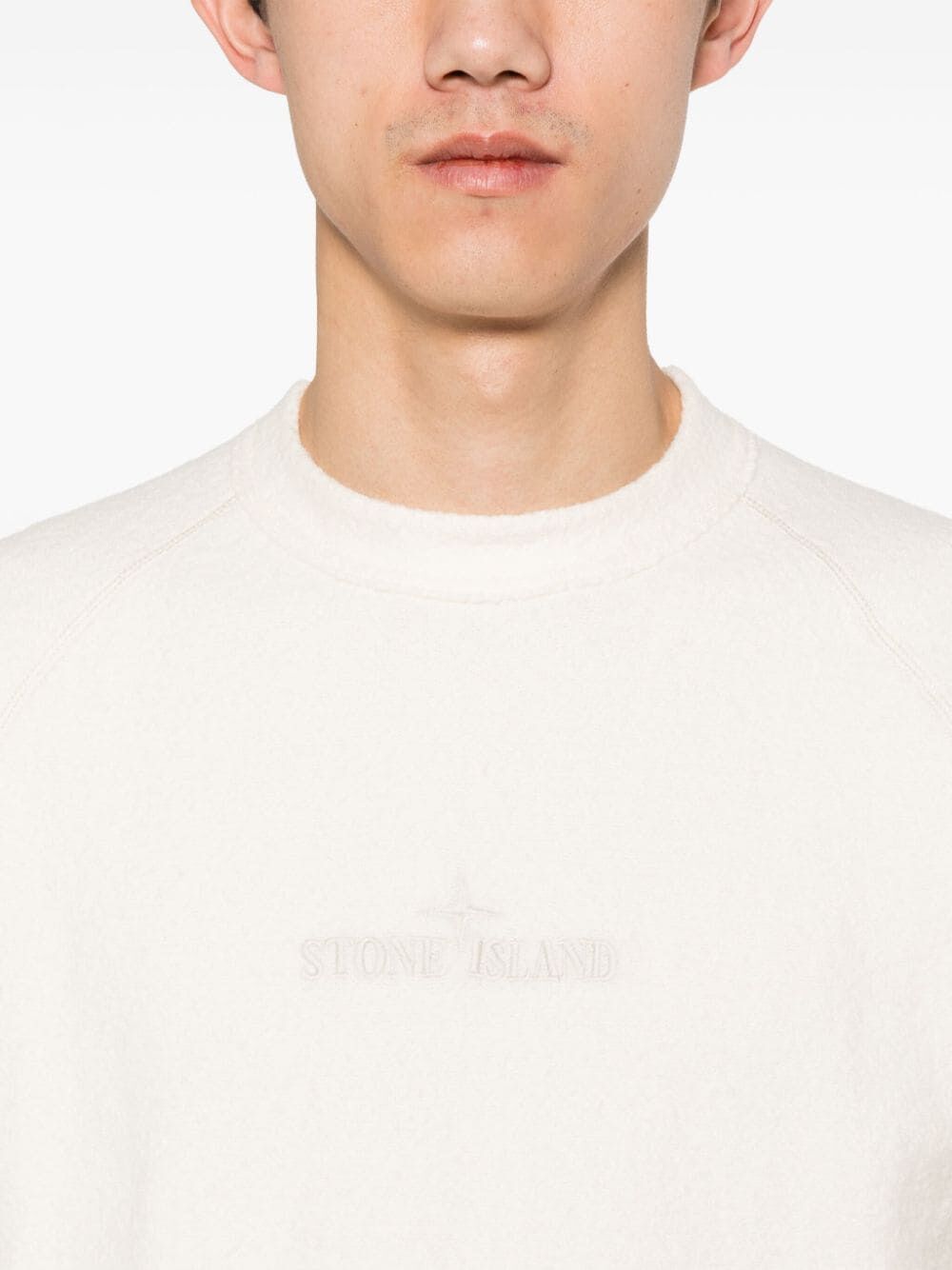 Stone Island 3/4 SLEEVES ROUND NECK SWEATER Size US XL / EU 56 / 4 - 5 Thumbnail