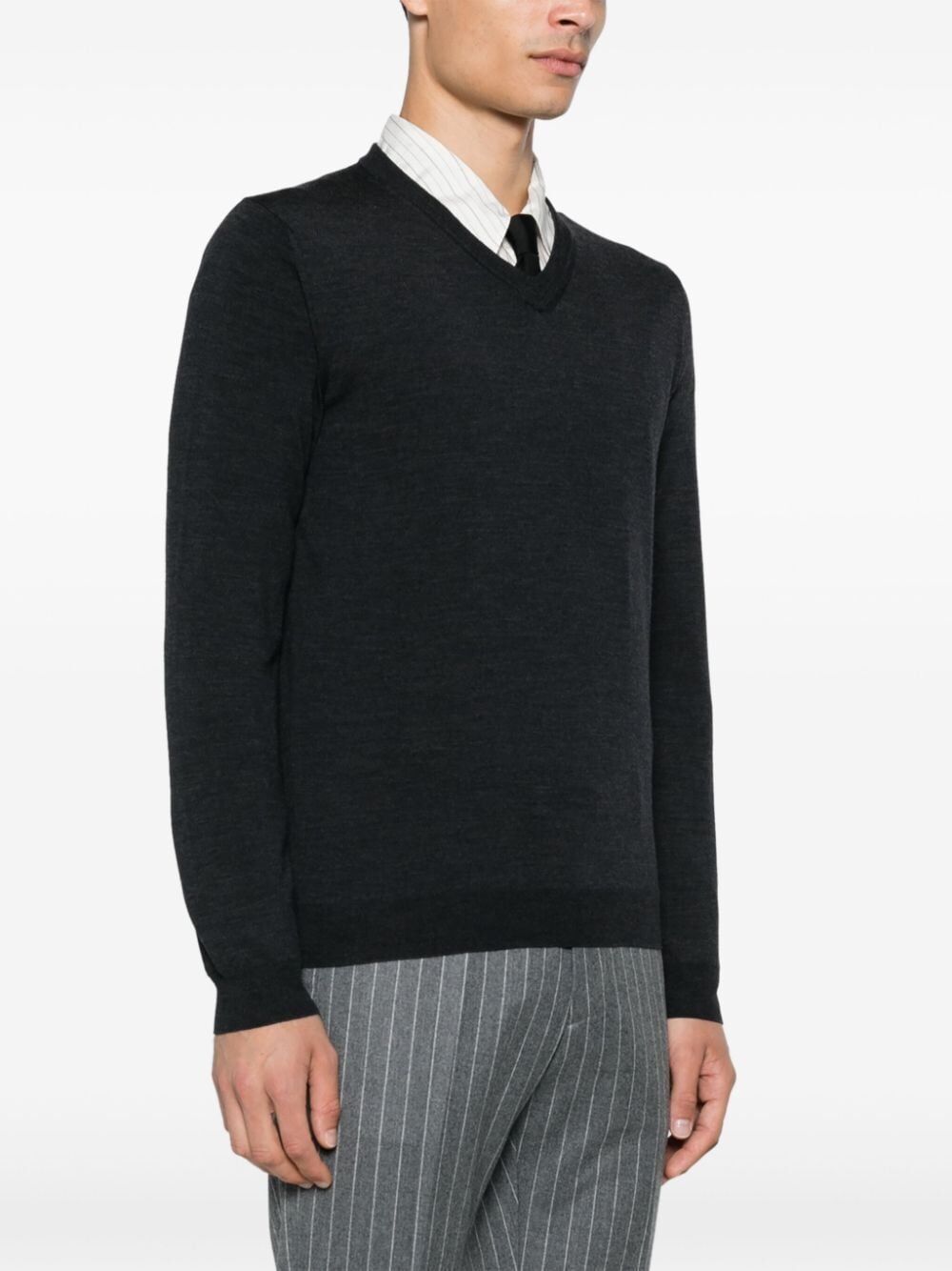 Zanone V-NECK SLIM FIT Size US L / EU 52-54 / 3 - 5 Thumbnail