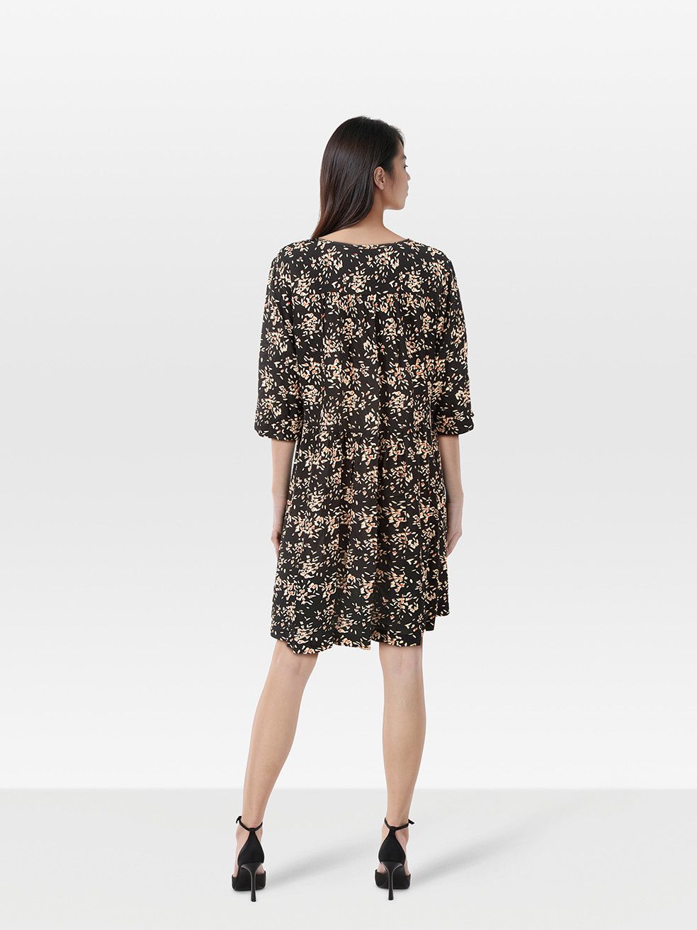 ba&sh Floral Pattern Mid Sleeve Dress Size M / US 6-8 / IT 42-44 - 2 Thumbnail