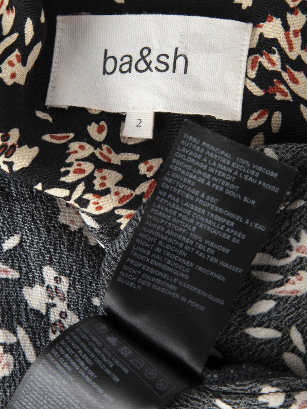 ba&sh Floral Pattern Mid Sleeve Dress Size M / US 6-8 / IT 42-44 - 4 Thumbnail