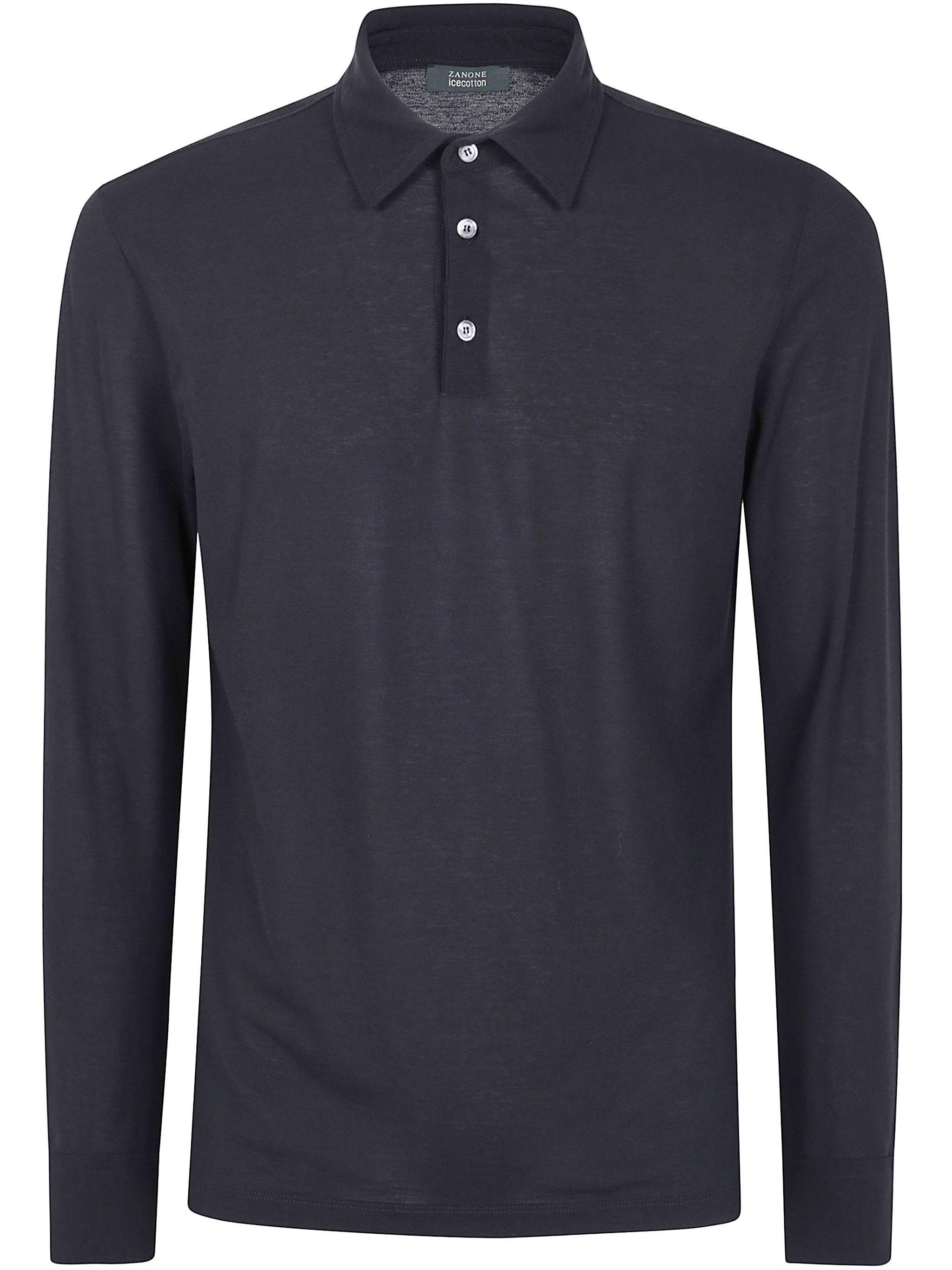 Zanone LONG SLEEVES POLO SHIRT Size US M / EU 48-50 / 2 - 3 Thumbnail