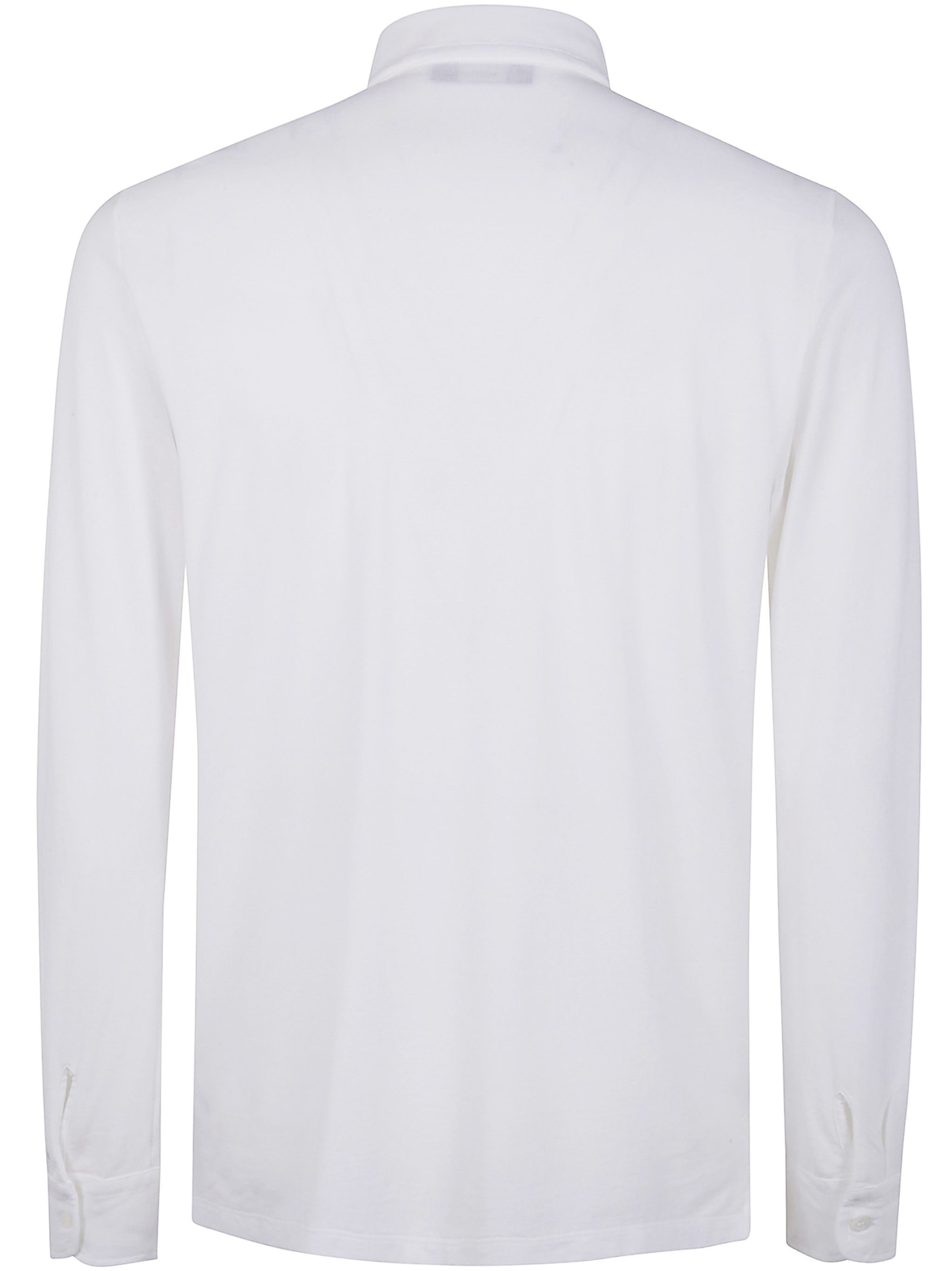 Zanone LONG SLEEVES POLO SHIRT Size US L / EU 52-54 / 3 - 2 Thumbnail