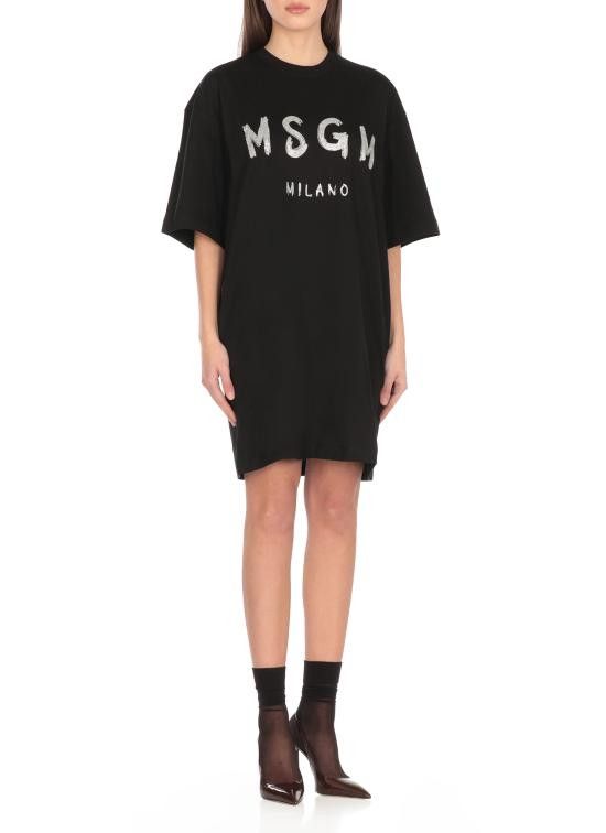 MSGM MSGM Women Mid Skirts 3441MDA510G 23700299 Black Size XS / US 0-2 / IT 36-38 - 3 Thumbnail