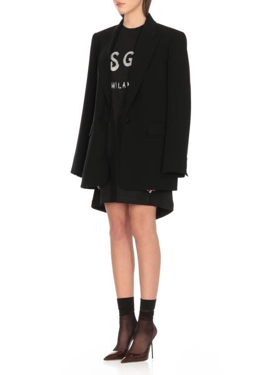 MSGM MSGM Women Mid Skirts 3441MDA510G 23700299 Black Size XS / US 0-2 / IT 36-38 - 2 Thumbnail