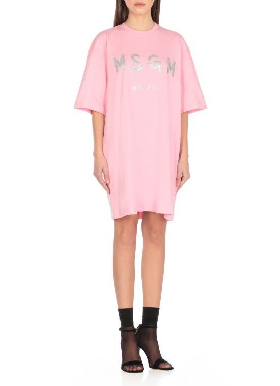 MSGM MSGM Women Mid Skirts 3441MDA510G 23700212 Pink Size S / US 4 / IT 40 - 3 Thumbnail