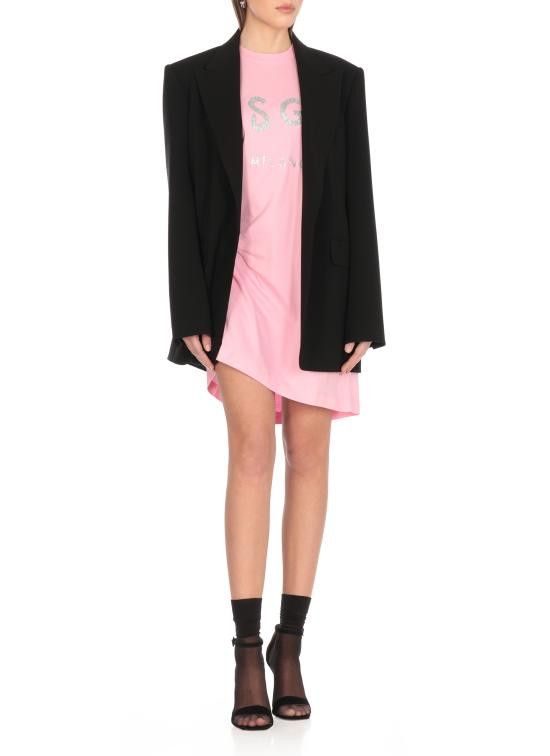 MSGM MSGM Women Mid Skirts 3441MDA510G 23700212 Pink Size S / US 4 / IT 40 - 2 Thumbnail