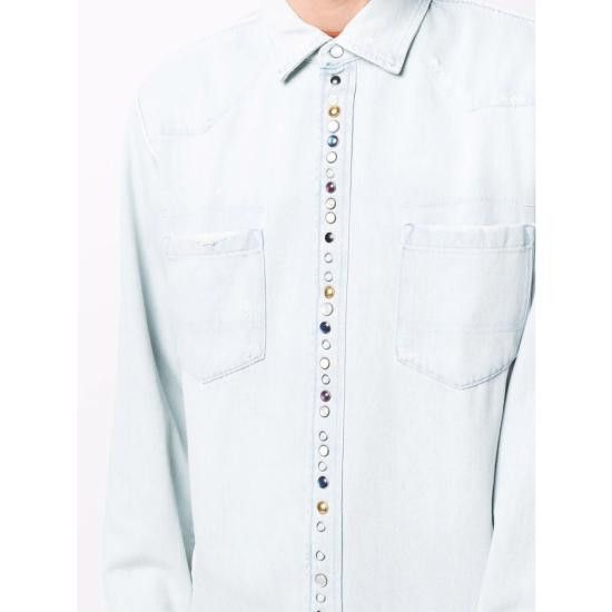 Golden Goose GOLDEN GOOSE Men Long Tops GMP00487 P000636 50100 BLUE Size US M / EU 48-50 / 2 - 3 Thumbnail