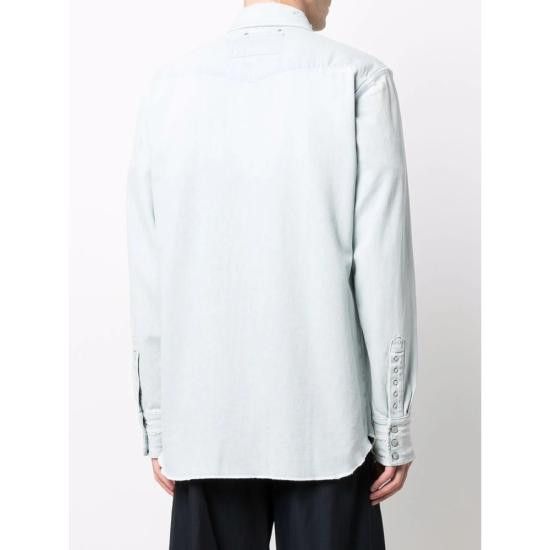 Golden Goose GOLDEN GOOSE Men Long Tops GMP00487 P000636 50100 BLUE Size US L / EU 52-54 / 3 - 4 Thumbnail