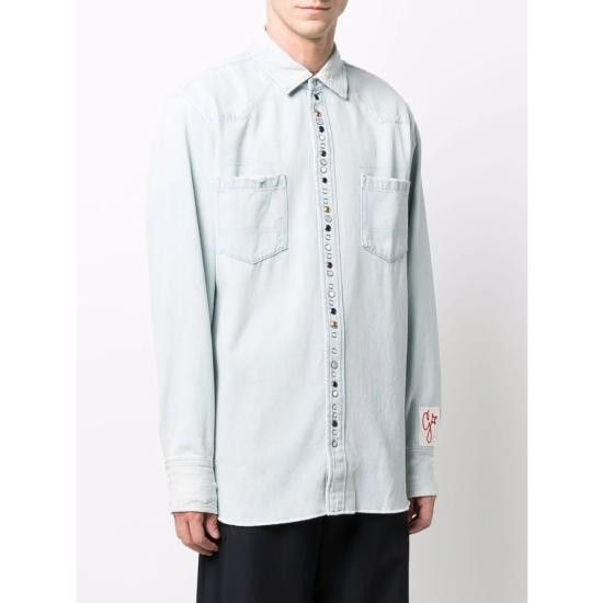 Golden Goose GOLDEN GOOSE Men Long Tops GMP00487 P000636 50100 BLUE Size US L / EU 52-54 / 3 - 2 Thumbnail