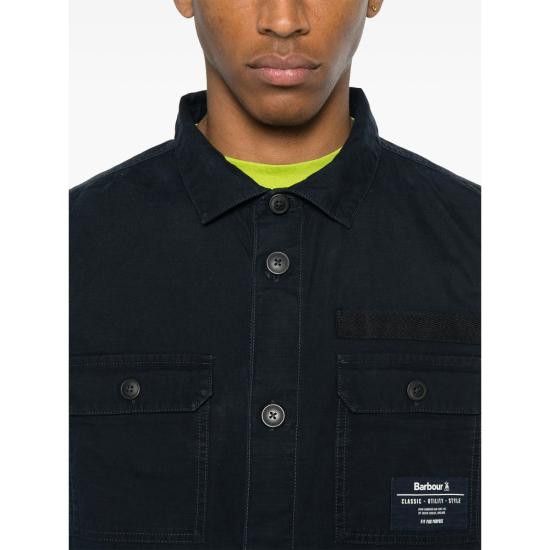Barbour BARBOUR Men Long Tops MOS0368 NY91 BLUE Size US S / EU 44-46 / 1 - 2 Thumbnail