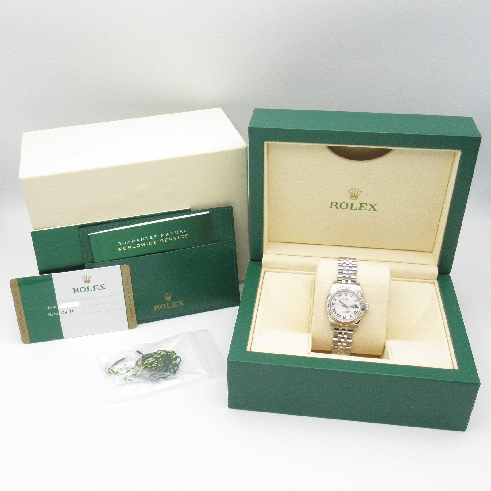 Rolex Rolex Datejust Random Number Women Watch Automatic Winding K18Wg (White Gold) Stainless Steel White Ro Size ONE SIZE - 11 Thumbnail
