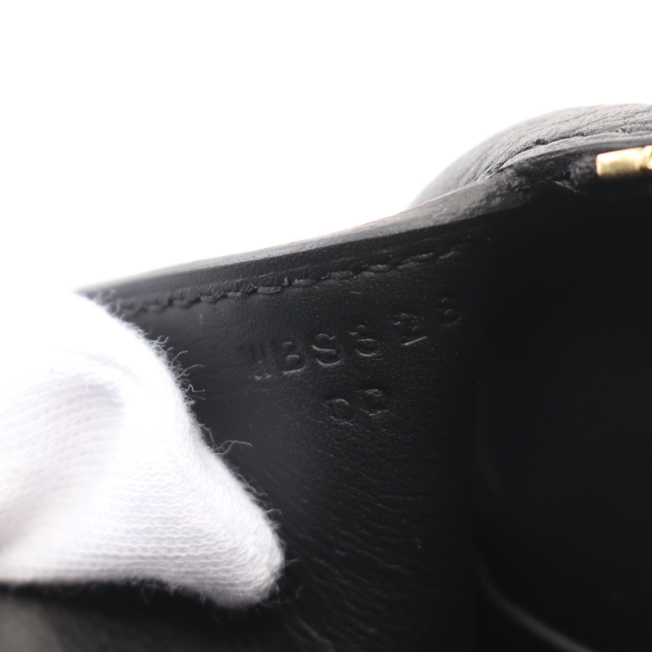 Hermes Hermes Lindy Mini Shoulder Bag Clemence Leather Black Gold Hardware Double Engraved Size ONE SIZE - 5 Thumbnail