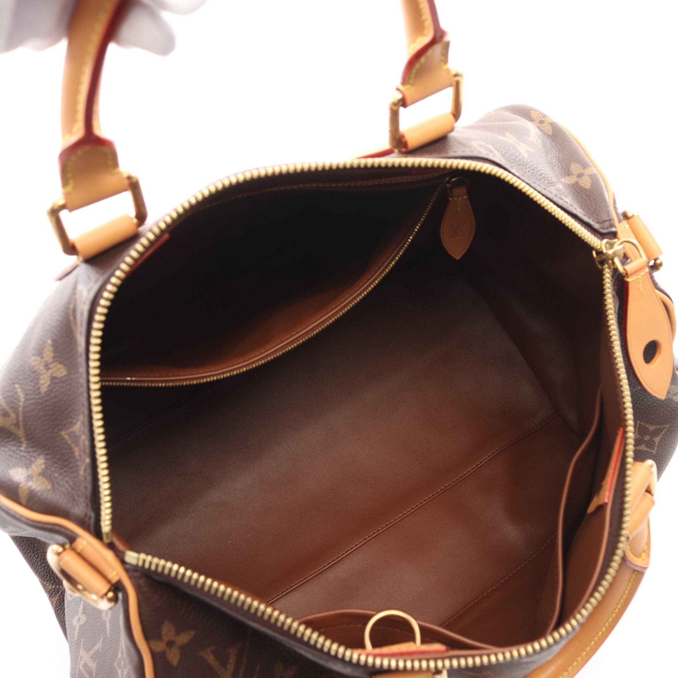 Louis Vuitton Louis Vuitton Speedy P9 40 Monogram Boston Bag Leather Brown Size ONE SIZE - 3 Thumbnail