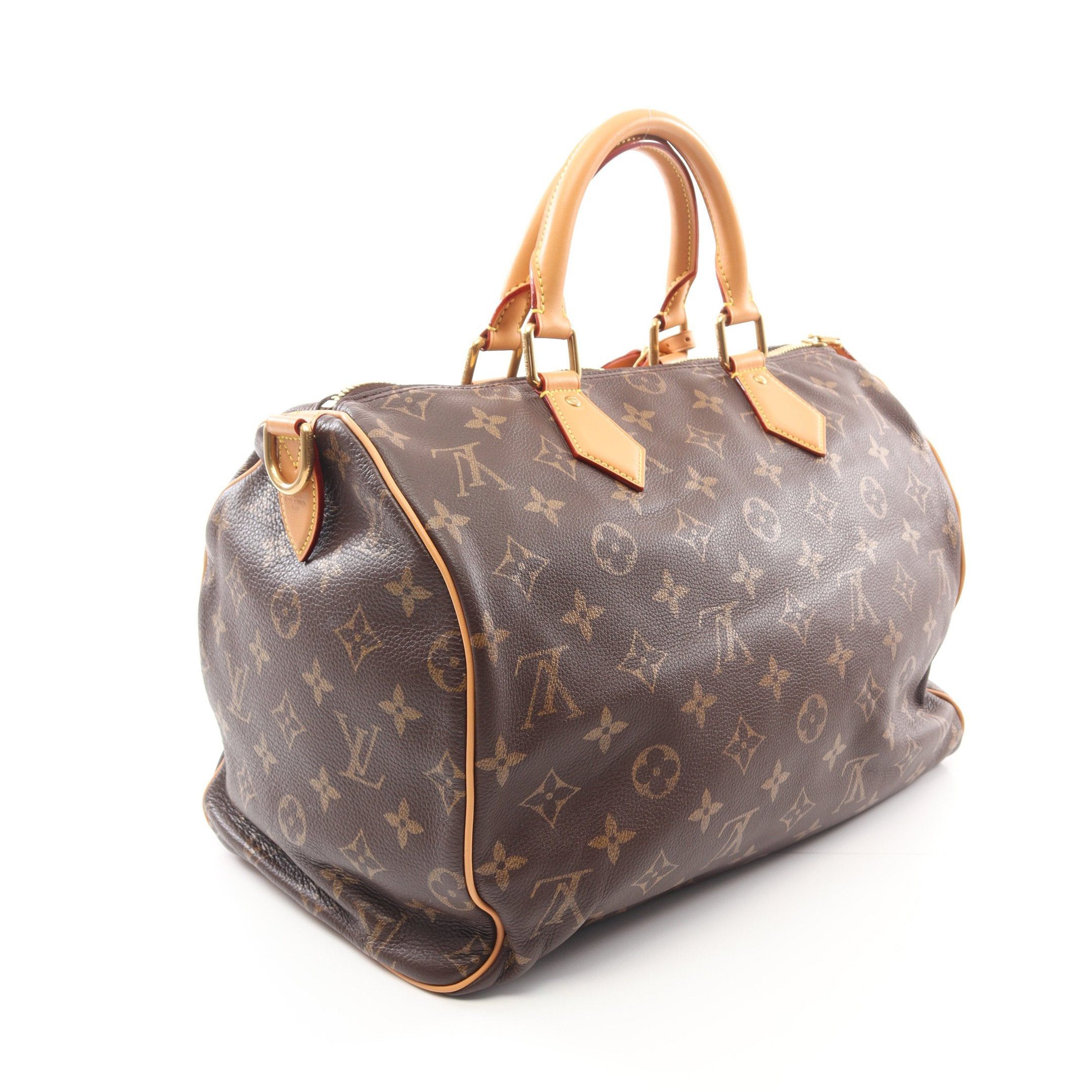 Louis Vuitton Louis Vuitton Speedy P9 40 Monogram Boston Bag Leather Brown Size ONE SIZE - 2 Thumbnail