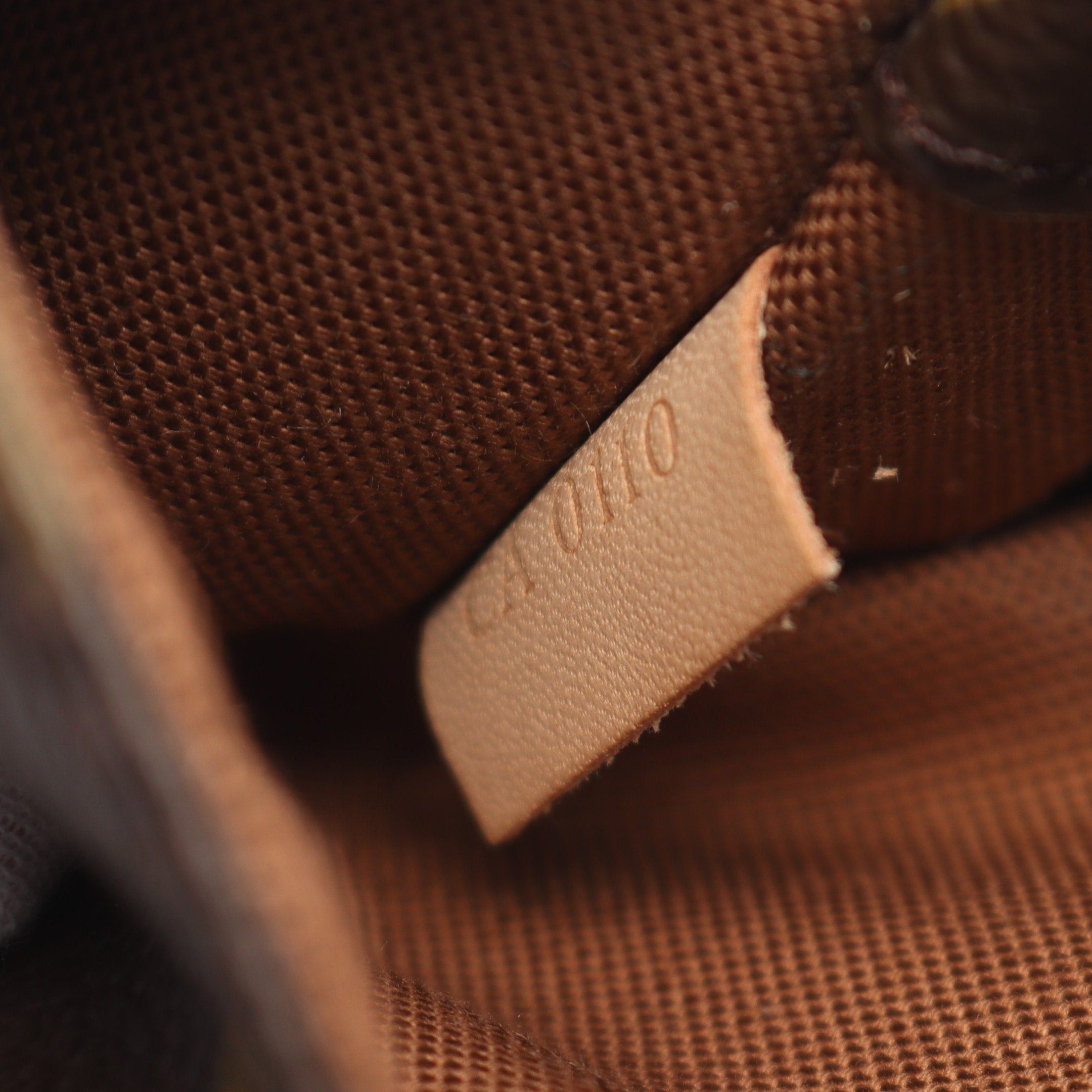 Louis Vuitton Louis Vuitton Pochette Ganju Monogram Body Bag Leather Brown Size ONE SIZE - 5 Thumbnail