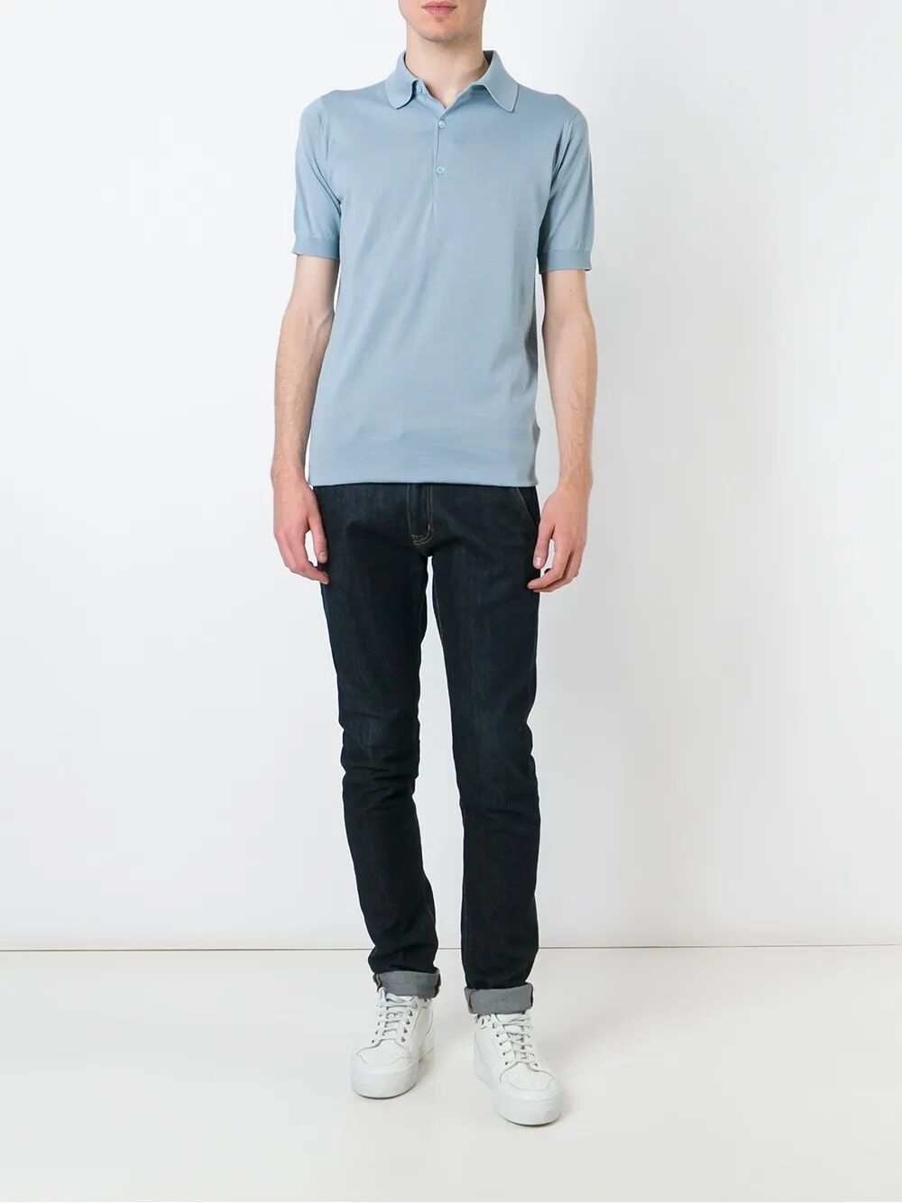John Smedley ADRIAN SHORT SLEEVES SHIRT Size US XXL / EU 58 / 5 - 5 Thumbnail