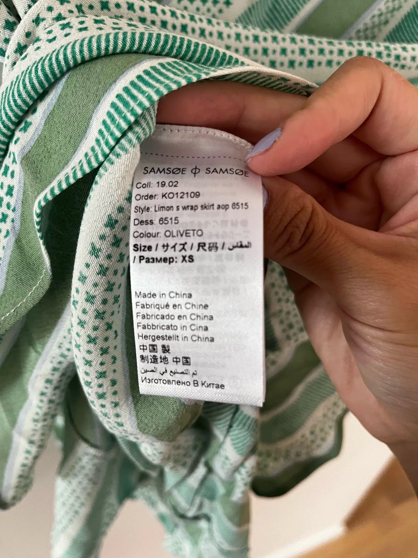 Samsoe Samsoe Samsøe Samsøe Limon Wrap Skirt Size 25" / US 0 / IT 36 - 2 Thumbnail