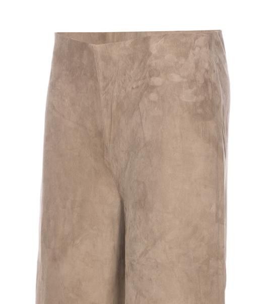 ARMA ARMA Women Straight Pants 002L246011 02 GREY TAUPE Beige Size 27" / US 4 / IT 40 - 3 Thumbnail