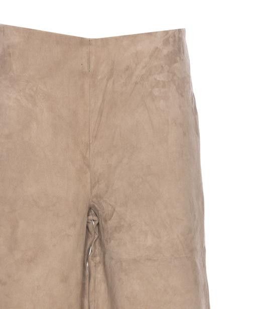 ARMA ARMA Women Straight Pants 002L246011 02 GREY TAUPE Beige Size 27" / US 4 / IT 40 - 4 Thumbnail