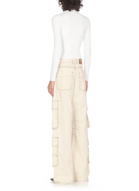 Diesel DIESEL Women Sweater A15328 0DLAX100 White Size XS / US 0-2 / IT 36-38 - 4 Thumbnail