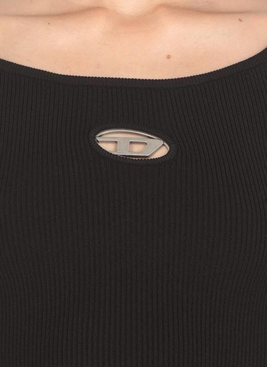 Diesel DIESEL Women Sweater A14189 0DLAX9XX Black Size M / US 6-8 / IT 42-44 - 5 Thumbnail