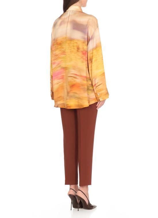 Pinko PINKO Women Shirts 104864 A2G0CN4 Orange Size XS / US 0-2 / IT 36-38 - 3 Thumbnail