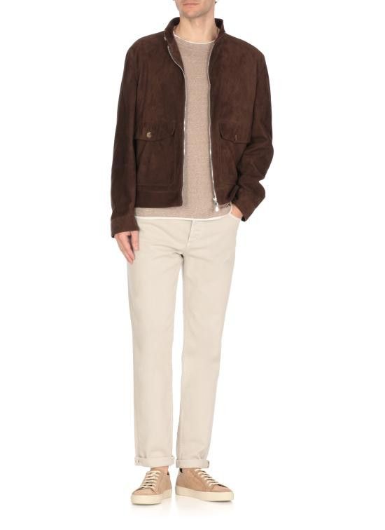 Brunello Cucinelli BRUNELLO CUCINELLI Men T-Shirts MW8357427 CLT47 Beige Size US XL / EU 56 / 4 - 5 Thumbnail