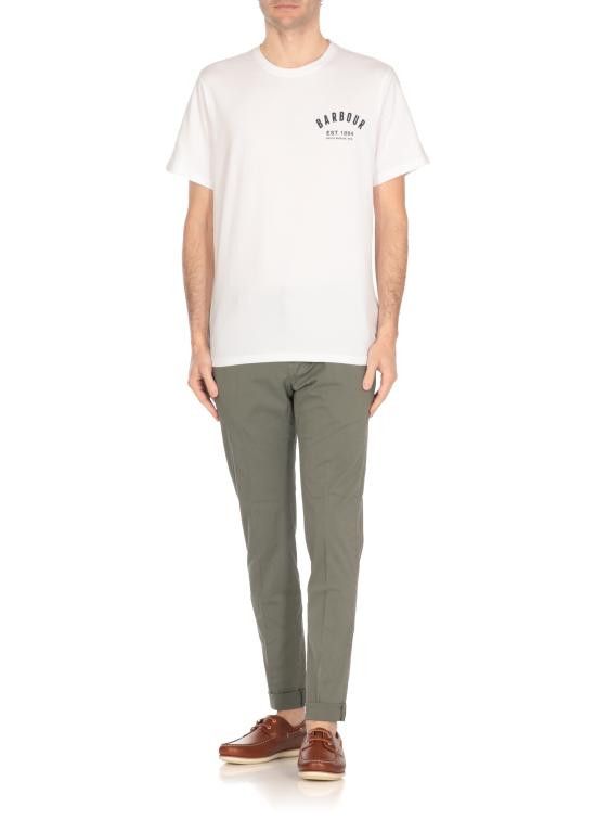 Barbour BARBOUR Men T-Shirts MTS0502 MTSWH11 White Size US M / EU 48-50 / 2 - 3 Thumbnail