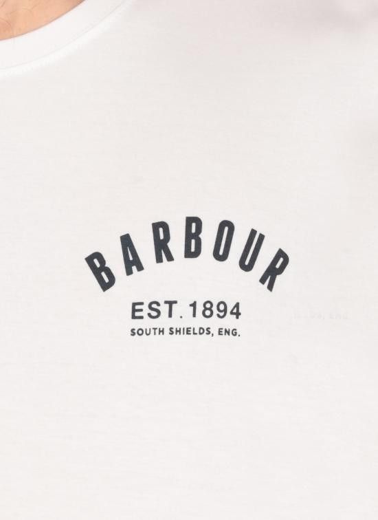 Barbour BARBOUR Men T-Shirts MTS0502 MTSWH11 White Size US S / EU 44-46 / 1 - 5 Thumbnail