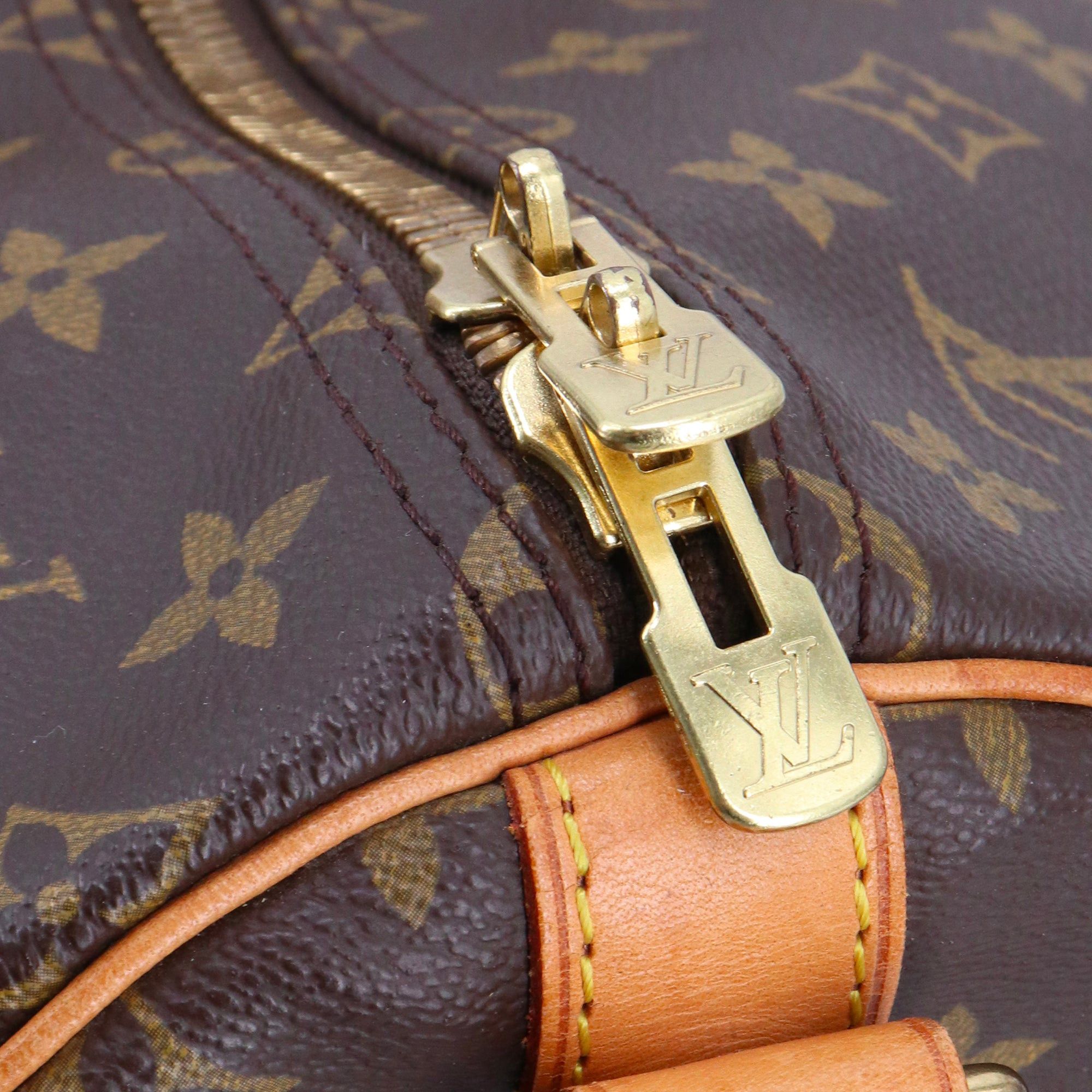 Louis Vuitton LOUIS VUITTON - Louis Vuitton Keepall 55 travel bag in monogram canvas Size ONE SIZE - 5 Thumbnail