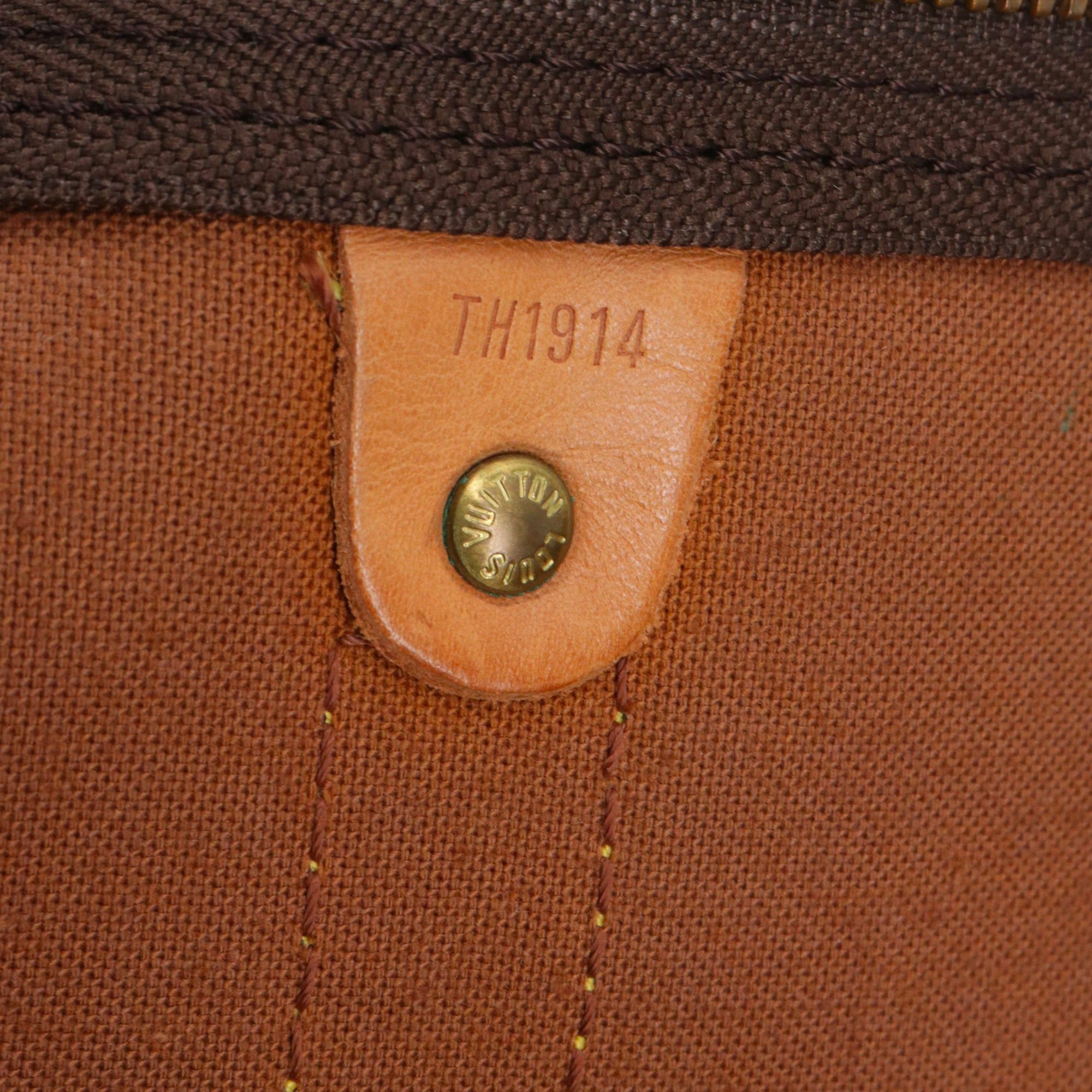 Louis Vuitton LOUIS VUITTON - Louis Vuitton Keepall 55 travel bag in monogram canvas Size ONE SIZE - 9 Thumbnail