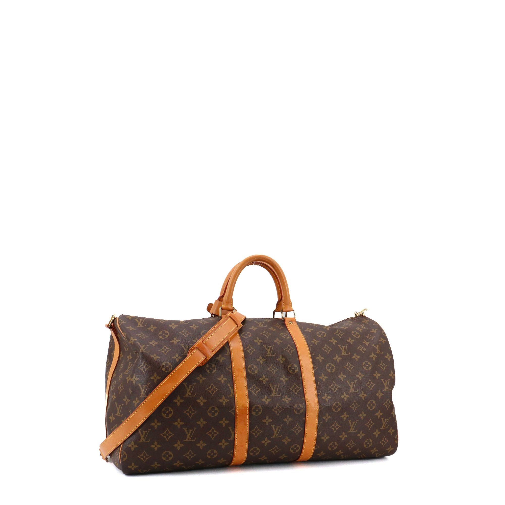 Louis Vuitton LOUIS VUITTON - Louis Vuitton Keepall 55 travel bag in monogram canvas Size ONE SIZE - 2 Thumbnail