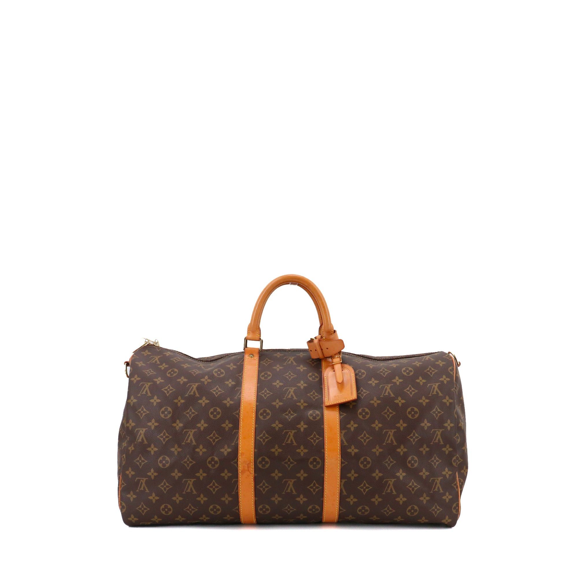 Louis Vuitton LOUIS VUITTON - Louis Vuitton Keepall 55 travel bag in monogram canvas Size ONE SIZE - 3 Thumbnail