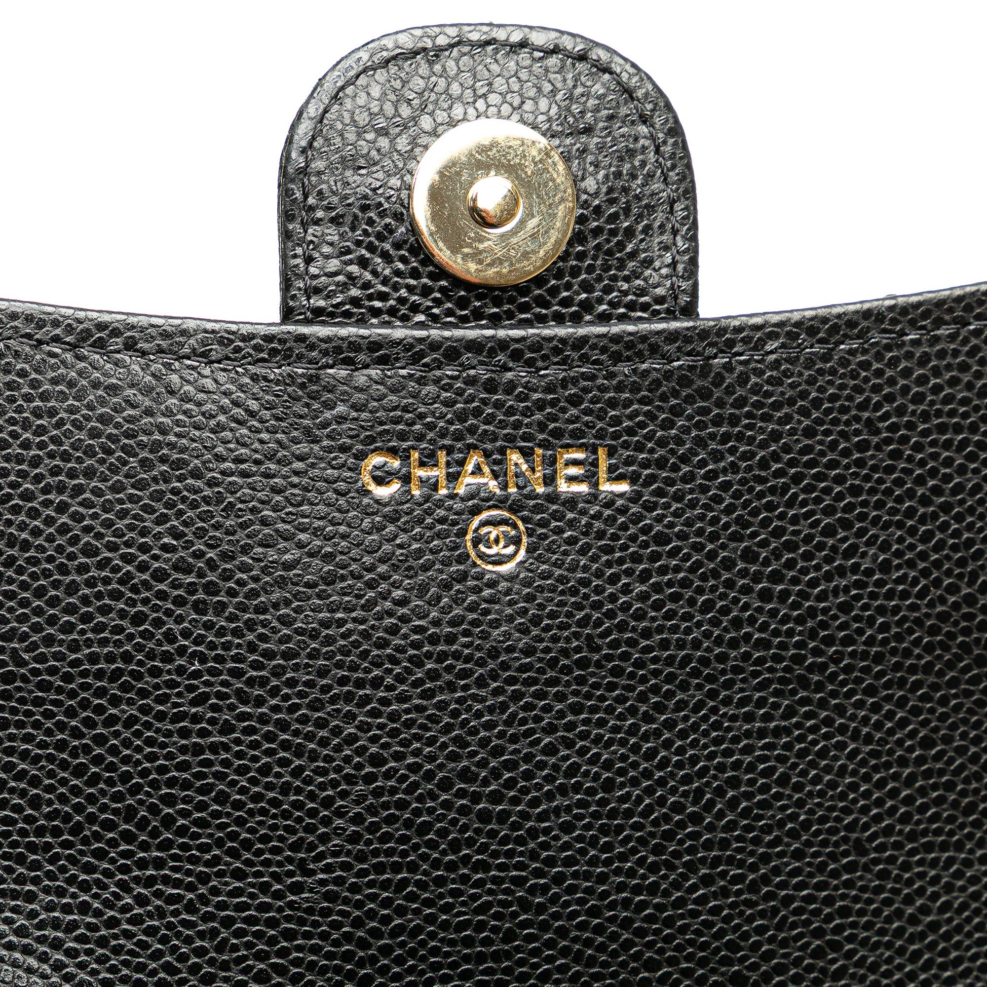 Chanel Chanel Caviar Quilted Phone Holder Wallet on Chain Black Size ONE SIZE - 5 Thumbnail