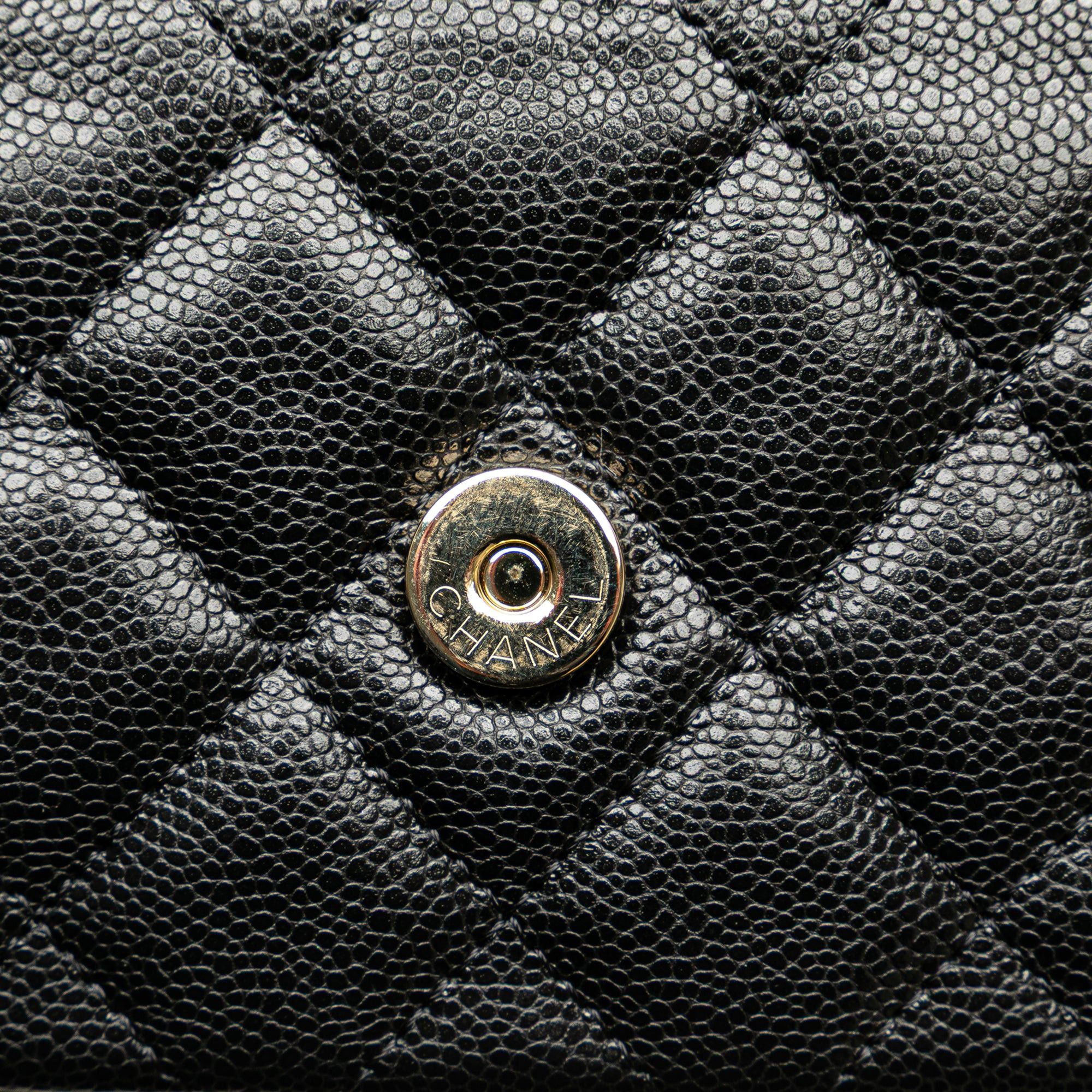 Chanel Chanel Caviar Quilted Phone Holder Wallet on Chain Black Size ONE SIZE - 9 Thumbnail