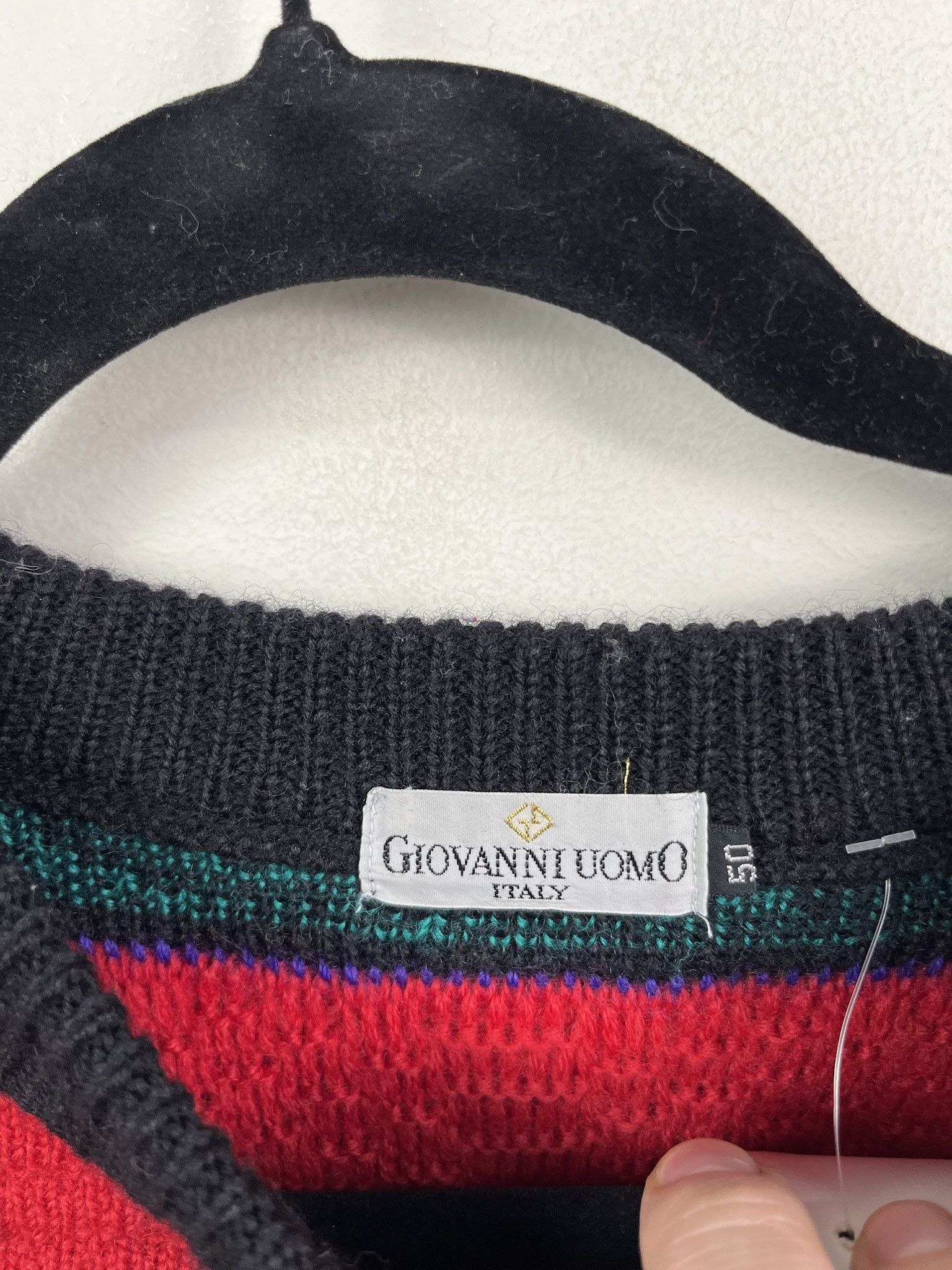 Coogi Vintage Sweater 1990s Giovanni Uomo Coogi Style 3D Knit Sweater Size S Size US S / EU 44-46 / 1 - 2 Thumbnail