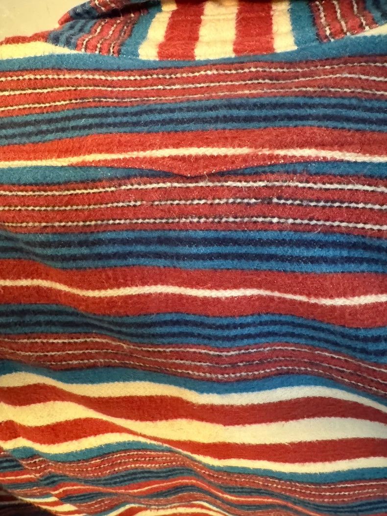 Freewheelers Vintage Wool Western Shirt with Rainbow Stripes Size US M / EU 48-50 / 2 - 4 Thumbnail