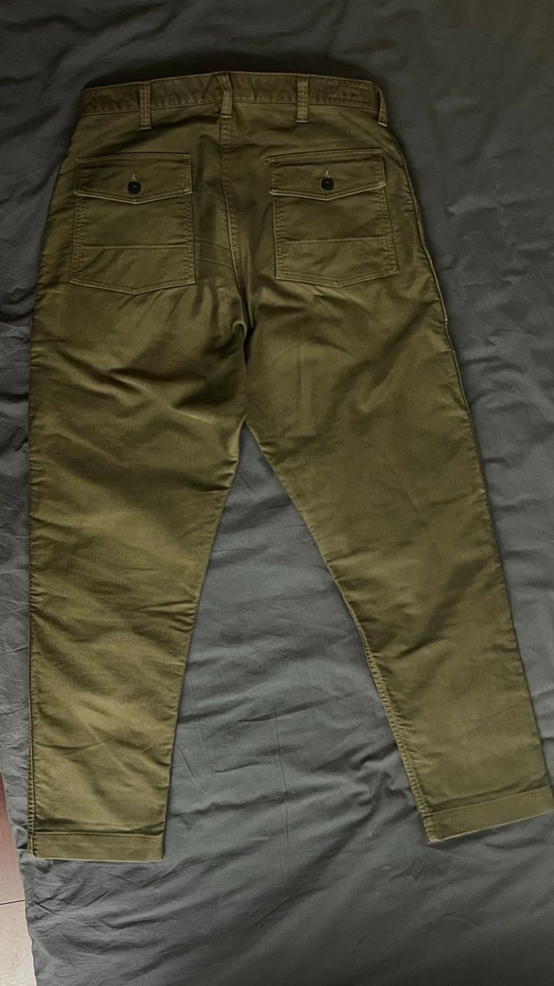 Freewheelers Military Green Jungle Deck Pants Size US 34 / EU 50 - 3 Thumbnail