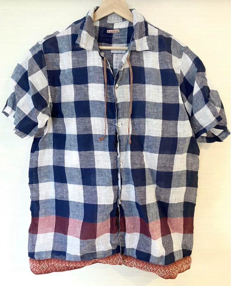 Kapital Floral Tie-Up Shirt by Kapital Size US M / EU 48-50 / 2 - 2 Thumbnail