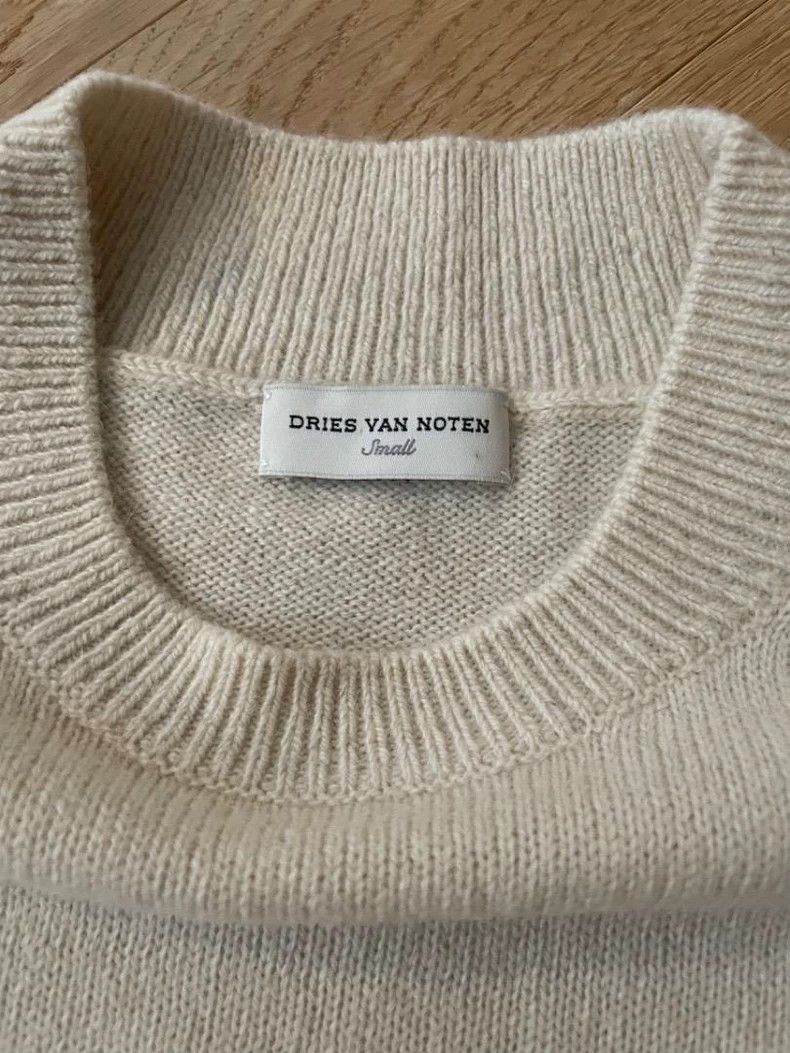 Dries Van Noten Dries Van Noten Knit Sweater in Ivory Size US S / EU 44-46 / 1 - 4 Thumbnail