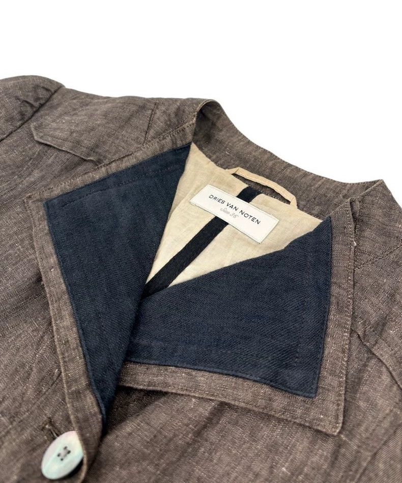 Dries Van Noten Dries Van Noten 2000s Linen Jacket Size US M / EU 48-50 / 2 - 3 Thumbnail
