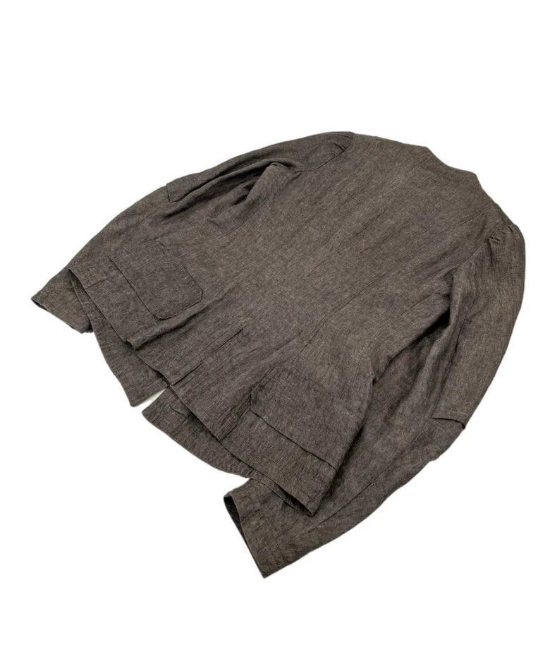 Dries Van Noten Dries Van Noten 2000s Linen Jacket Size US M / EU 48-50 / 2 - 6 Thumbnail